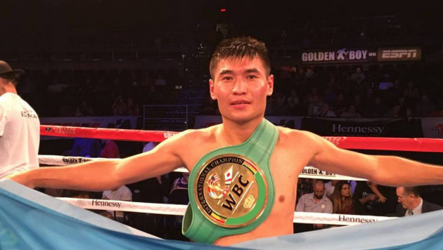 Непобежденный казахстанец Бекман Сойлыбаев защитил титул WBC в Лас-Вегасе
