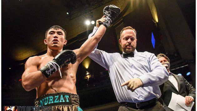 Казахстанский боксер Нурзат Сабиров одержал третью победу нокаутом на профи-ринге