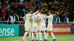 Сборная Казахстана по футболу с крупным счетом переиграла "молодежку" во втором товарищеском матче