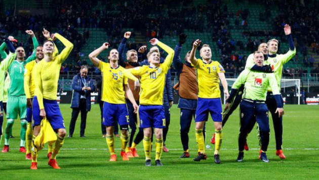 Футболисты сборной Швеции разгромили телестудию у поля после выхода на ЧМ-2018