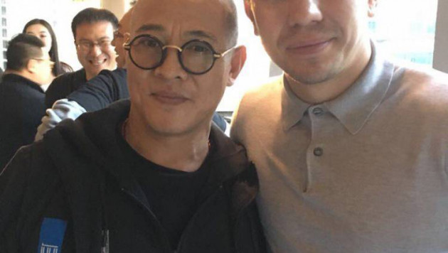 Геннадий Головкин встретился с Джетом Ли в Китае