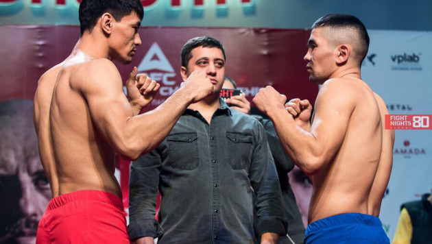 Турнир Fight Nights Global 80 в Алматы открылся с досрочной победы казахстанца в первом раунде