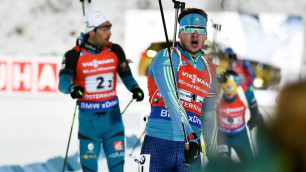 Казахстанские биатлонисты сенсационно выиграли бронзовую медаль на первом этапе Кубка мира