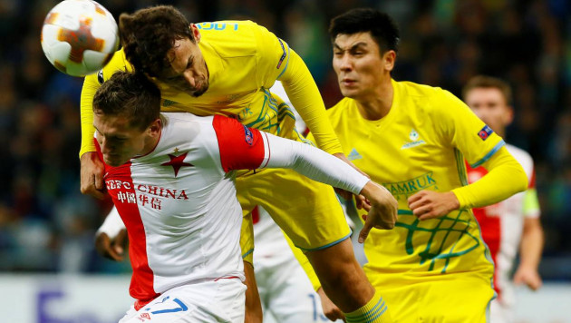 Букмекеры назвали наиболее вероятный счет в матче Лиги Европы "Славия" - "Астана"