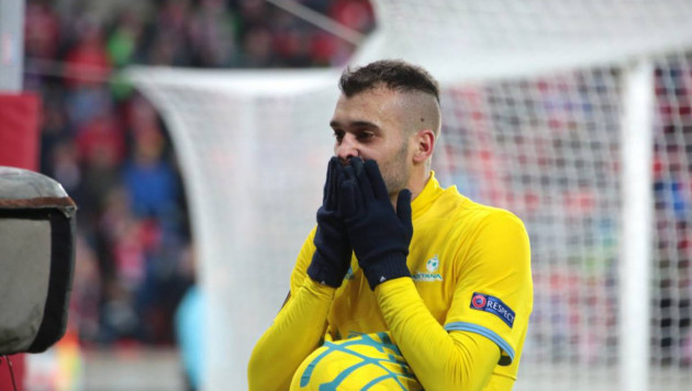 Защитник "Астаны" Марин Аничич прокомментировал свой исторический гол в матче против "Славии"