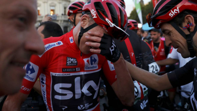 Лучший велогонщик мира британец Крис Фрум уличен в применении допинга
