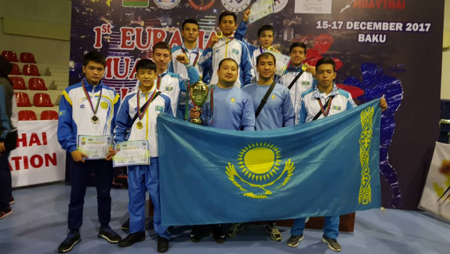 Сборная Казахстана завоевала восемь медалей на Кубке Евразии по муайтай