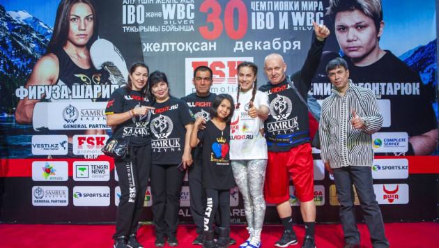 Как Фируза Шарипова, Али Ахмедов и другие казахстанские боксеры провели открытую тренировку в Алматы