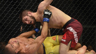 Полное видео боя, или как Хабиб Нурмагомедов избивал бразильского бойца на турнире UFC в Лас-Вегасе