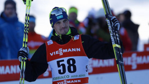 Видео победной гонки Алексея Полторанина в масс-старте на этапе "Тур де Ски" в Италии