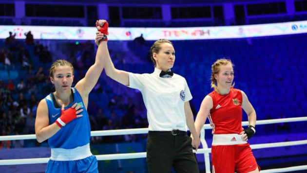 Казахстанская чемпионка мира Дина Жоламан вступает в борьбу на "Кубке Наций"