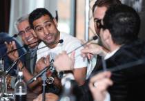 Амир Хан на пресс-конференции. Фото Matchroom Boxing©