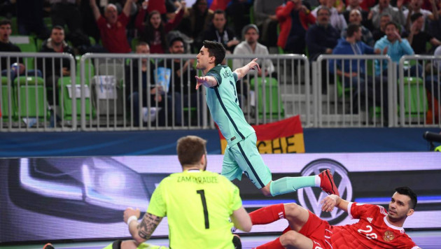 Сборная Португалии одержала волевую победу над Россией и вышла в финал Евро-2018 по футзалу