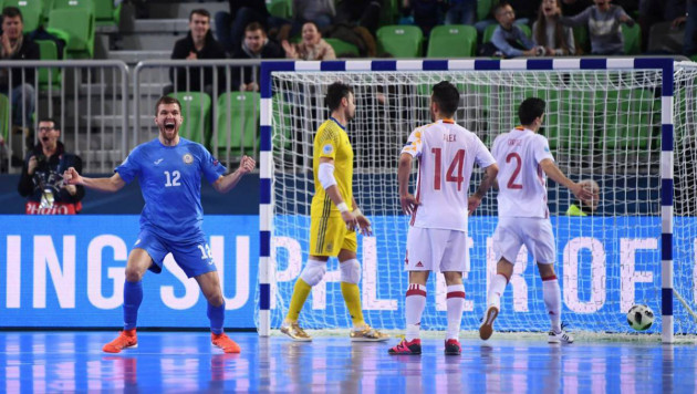 Английский эксперт восхитился игрой сборной Казахстана по футзалу в полуфинале Евро-2018 против Испании
