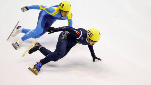 Падение не позволило казахстанскому шорт-трекисту выйти в полуфинал Олимпиады-2018
