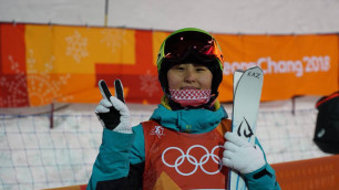 Казахстанская могулистка Амренова допустила ошибку и "провалила" квалификацию на Олимпиаде-2018