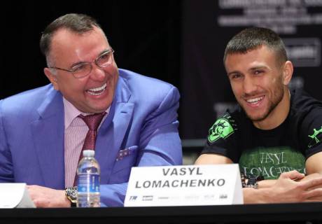 Эгис Климас и Василий Ломаченко. Фото с сайта lomachenko.com