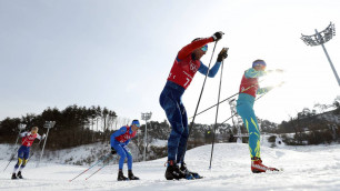 Казахстанские лыжники Волотка и Полторанин не смогли пробиться в финал командного спринта на Олимпиаде-2018