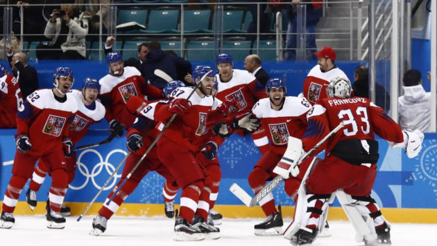 Российским телевизионщикам запретили снимать тренировку сборной Чехии по хоккею на ОИ-2018