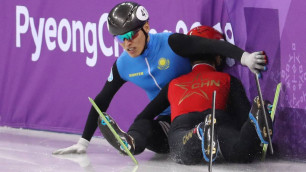 Мужская сборная Казахстана по шорт-треку заняла шестое место в эстафете на ОИ-2018