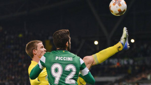 "Астана" и "Спортинг" обменялись голами в первом тайме ответного матча Лиги Европы