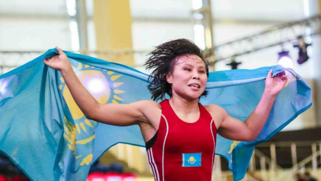 Казахстанка Эшимова в седьмой раз в карьере выиграла медаль чемпионата Азии по борьбе