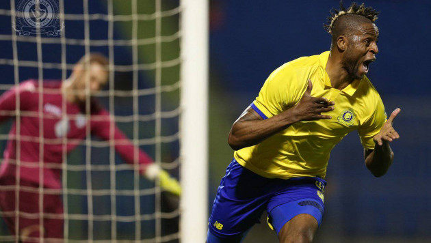 Экс-форвард "Астаны" Кабананга забил четвертый мяч в четырех играх за новый клуб