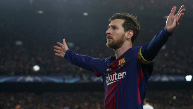 Нападающий "Барселоны" Месси забил сотый гол в Лиге чемпионов