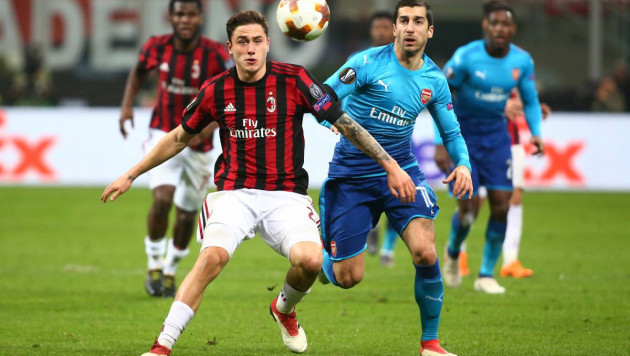Букмекеры оценили шансы "Арсенала" и "Милана" на победу в ответном матче Лиги Европы