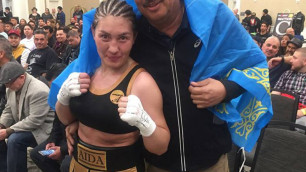 Тренер Головкина посетил дебютный бой казахстанки Сатыбалдиновой на профи-ринге в США
