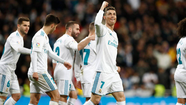 Покер Криштиану Роналду принес "Реалу" разгромную победу в матче чемпионата Испании