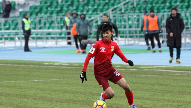 18-летний Сейдахмет забил гол в дебютном матче за сборную Казахстана по футболу