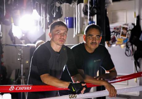 Геннадий Головкин и Абель Санчес. Фото с сайта HBO Boxing