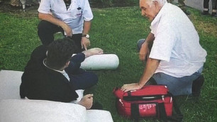Аргентинский журналист попытался повторить бисиклету Роналду и сломал ногу