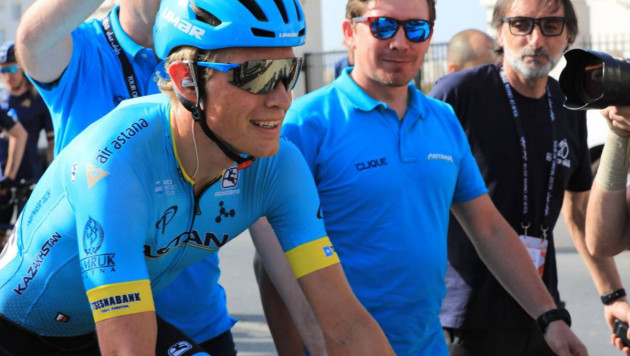 Велогонщик "Астаны" Вальгрен поднялся на четвертое место в рейтинге Мирового тура 