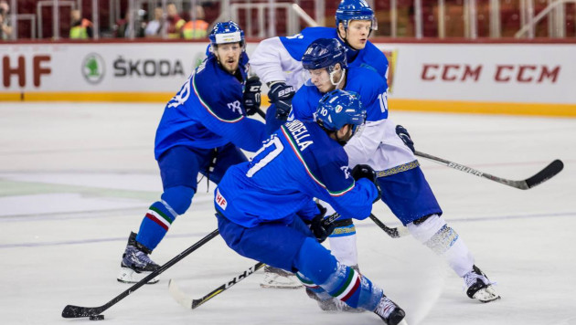 Сборная Казахстана по хоккею после разгромного поражения от Италии упустила лидерство на ЧМ 