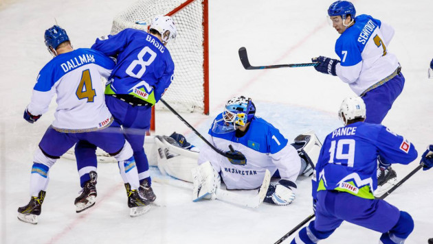 Видеообзор матча, или как сборная Казахстана проиграла Словении на чемпионате мира по хоккею 