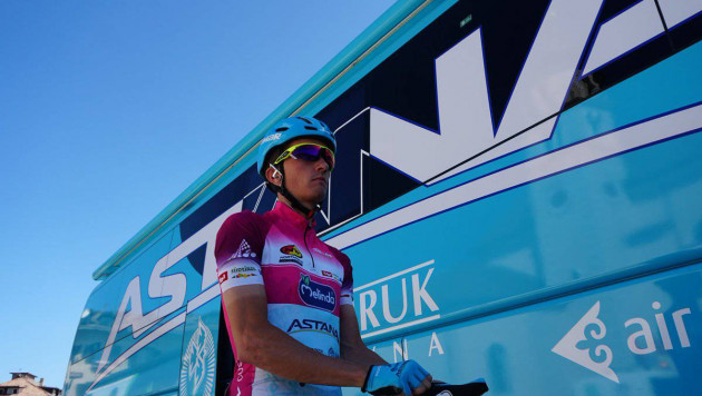 Испанец Бильбао показал лучший результат из гонщиков "Астаны" на седьмом этапе "Джиро д'Италия"