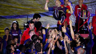 "Барселона" одержала победу в прощальном матче Иньесты