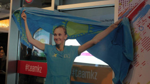 Серик Сапиев, Кайрат Ералиев и Денис Тен открыли выставку "Олимпийское движение в Казахстане"
