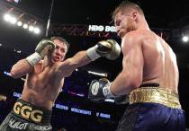 Головкин и Альварес. Фото BoxingScene©