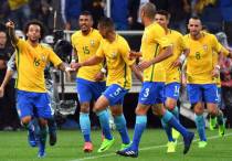 Футболисты сборной Бразилии. Фото: Reuters