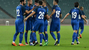 Сборная Азербайджана перед встречей с Казахстаном одержала крупную победу в товарищеской игре