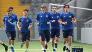 Сборная Казахстана по футболу начала подготовку к товарищескому матчу с Азербайджаном