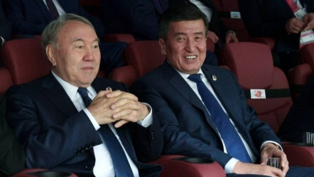 Как Назарбаев смотрел матч открытия ЧМ-2018 по футболу