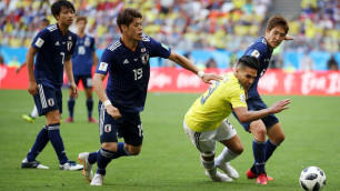 Сборная Колумбии осталась в меньшинстве на третьей минуте и проиграла Японии в матче ЧМ-2018 