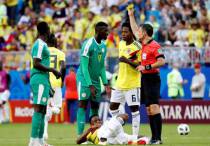Эпизод матча Сенегал - Колумбия. Фото: Reuters
