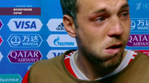 Нападающий сборной России расплакался в прямом эфире после вылета с чемпионата мира