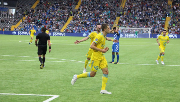 Видео гола, или как "Астана" выиграла первый матч в новом сезоне Лиги чемпионов