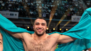 Казахстанский тяжеловес выиграл второй бой за месяц и завоевал пояс семейства WBC